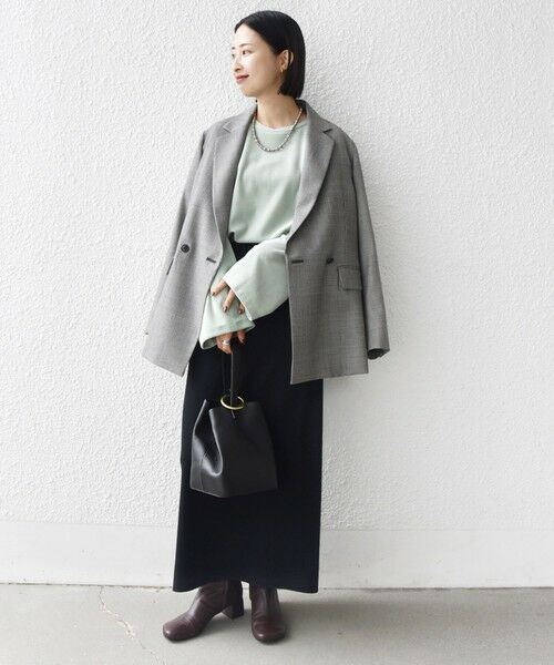 SHIPS / シップス カットソー(半袖以外) | 〈手洗い可能〉コットン ポリエステル ベロア ワイド スリーブ | 詳細13