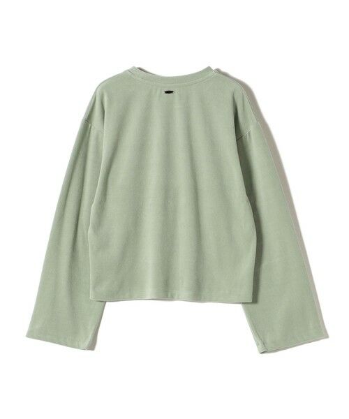 SHIPS / シップス カットソー(半袖以外) | 〈手洗い可能〉コットン ポリエステル ベロア ワイド スリーブ | 詳細22