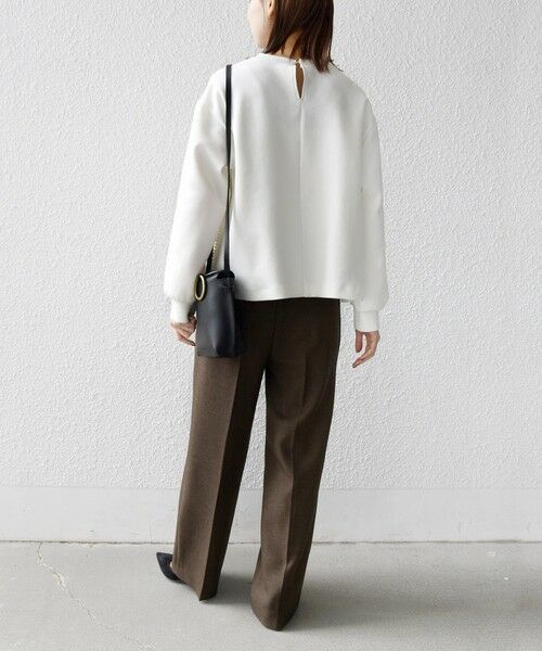 SHIPS / シップス Tシャツ | 【WEB限定】〈手洗い可能〉サイド スリット フリル ダンボール カットソー | 詳細3