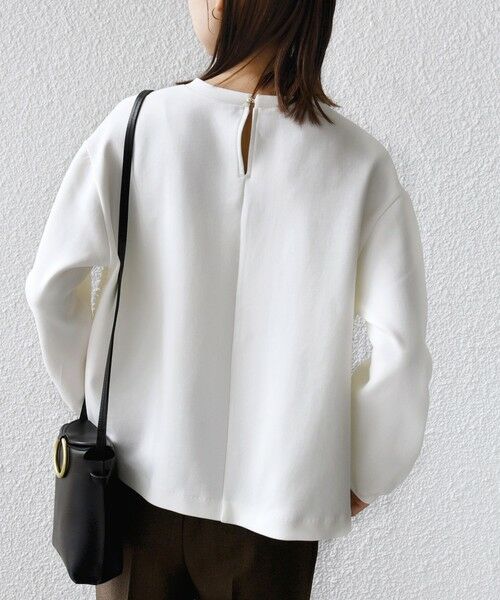 SHIPS / シップス Tシャツ | 【WEB限定】〈手洗い可能〉サイド スリット フリル ダンボール カットソー | 詳細6