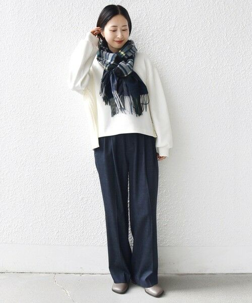 SHIPS / シップス Tシャツ | 【WEB限定】〈手洗い可能〉サイド スリット フリル ダンボール カットソー | 詳細9