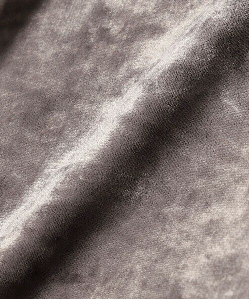 SHIPS / シップス キャミソール・チューブトップ | 〈手洗い可能〉スノー クラッシュ ポリエステル ベロア サイド スリット キャミ | 詳細17