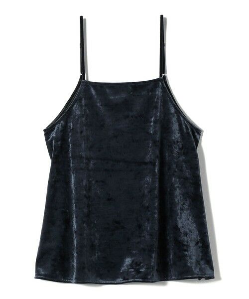 SHIPS / シップス キャミソール・チューブトップ | 〈手洗い可能〉スノー クラッシュ ポリエステル ベロア サイド スリット キャミ | 詳細29