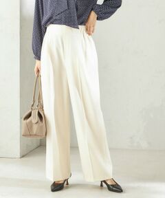 SHIPS / シップス その他パンツ | 〈手洗い可能〉メルティ ウォーム タック ワイド パンツ