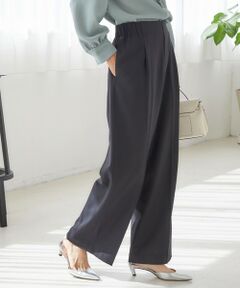 SHIPS / シップス その他パンツ | 〈手洗い可能〉メルティ ウォーム タック ワイド パンツ