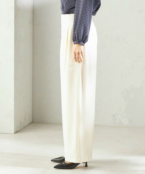SHIPS / シップス その他パンツ | 〈手洗い可能〉メルティ ウォーム タック ワイド パンツ | 詳細9