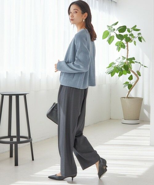 SHIPS / シップス その他パンツ | 〈手洗い可能〉メルティ ウォーム タック ワイド パンツ | 詳細13