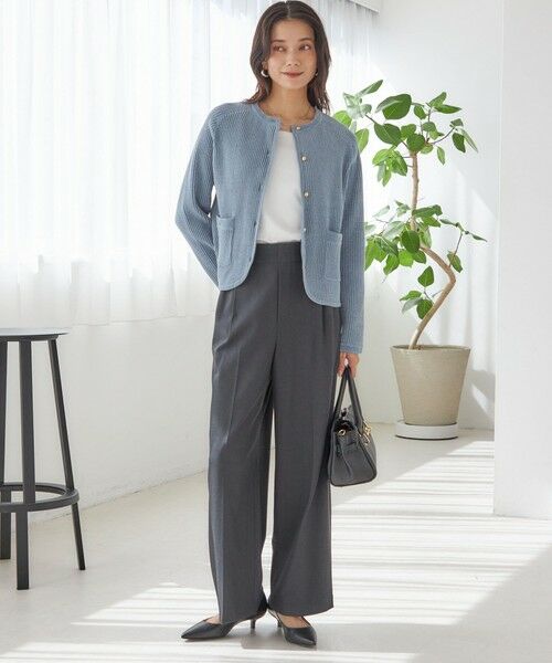 SHIPS / シップス その他パンツ | 〈手洗い可能〉メルティ ウォーム タック ワイド パンツ | 詳細15