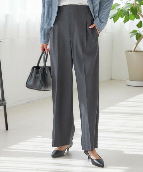 SHIPS / シップス その他パンツ | 〈手洗い可能〉メルティ ウォーム タック ワイド パンツ | 詳細16