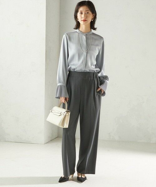 SHIPS / シップス その他パンツ | 〈手洗い可能〉メルティ ウォーム タック ワイド パンツ | 詳細18