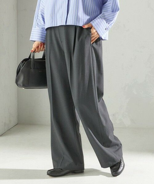 SHIPS / シップス その他パンツ | 〈手洗い可能〉メルティ ウォーム タック ワイド パンツ | 詳細26