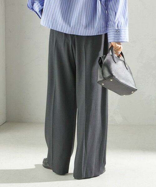 SHIPS / シップス その他パンツ | 〈手洗い可能〉メルティ ウォーム タック ワイド パンツ | 詳細27