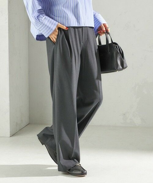 SHIPS / シップス その他パンツ | 〈手洗い可能〉メルティ ウォーム タック ワイド パンツ | 詳細28