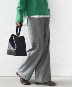 SHIPS / シップス その他パンツ | 〈手洗い可能〉両面起毛 ポケット デザイン ドロスト パンツ