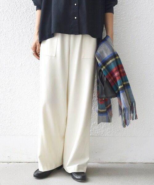 SHIPS / シップス その他パンツ | 〈手洗い可能〉両面起毛 ポケット デザイン ドロスト パンツ | 詳細8