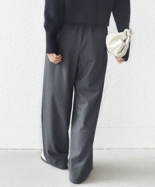 SHIPS / シップス その他パンツ | 〈手洗い可能〉両面起毛 ポケット デザイン ドロスト パンツ | 詳細17