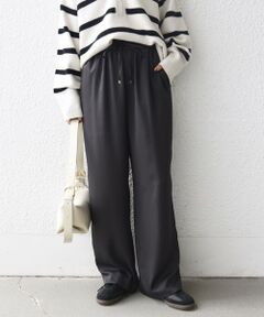 SHIPS / シップス その他パンツ | 《一部追加予約》〈手洗い可能〉サテン ドロスト パンツ