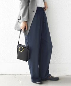 SHIPS / シップス その他パンツ | 《一部追加予約》〈手洗い可能〉サテン ドロスト パンツ