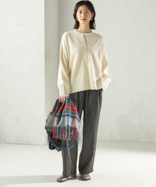 SHIPS / シップス その他パンツ | 《一部追加予約》〈手洗い可能〉サテン ドロスト パンツ | 詳細1