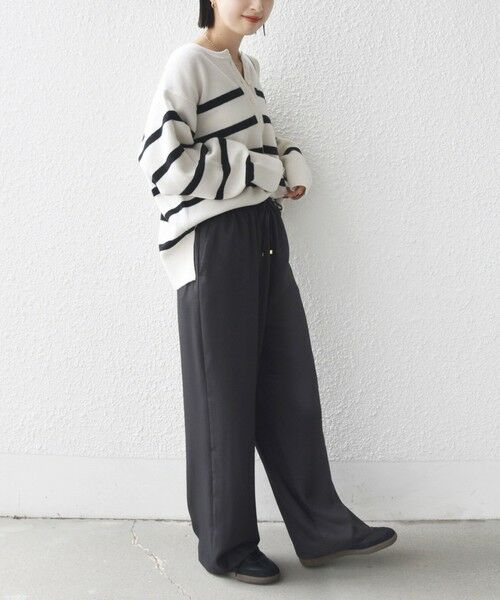 SHIPS / シップス その他パンツ | 《一部追加予約》〈手洗い可能〉サテン ドロスト パンツ | 詳細12