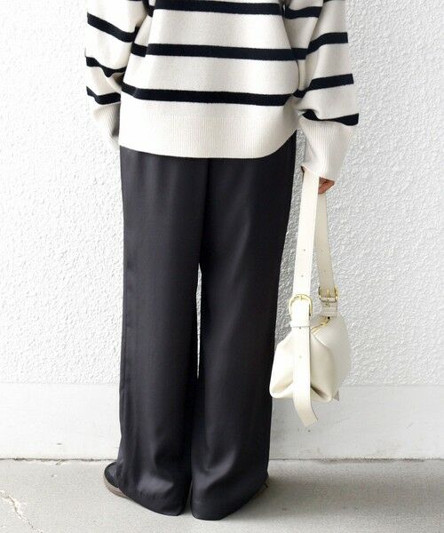 SHIPS / シップス その他パンツ | 《一部追加予約》〈手洗い可能〉サテン ドロスト パンツ | 詳細15