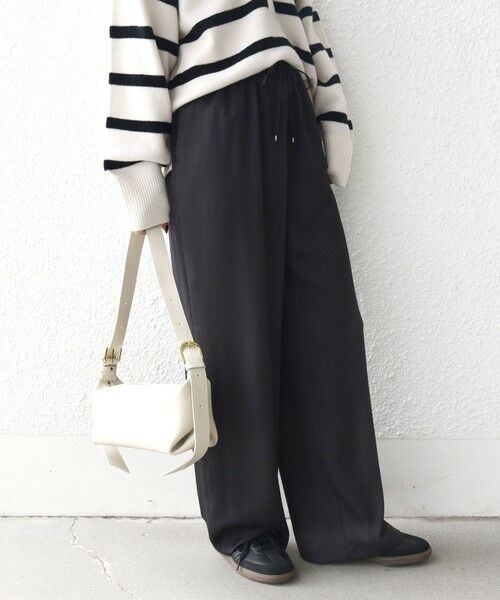 SHIPS / シップス その他パンツ | 《一部追加予約》〈手洗い可能〉サテン ドロスト パンツ | 詳細16