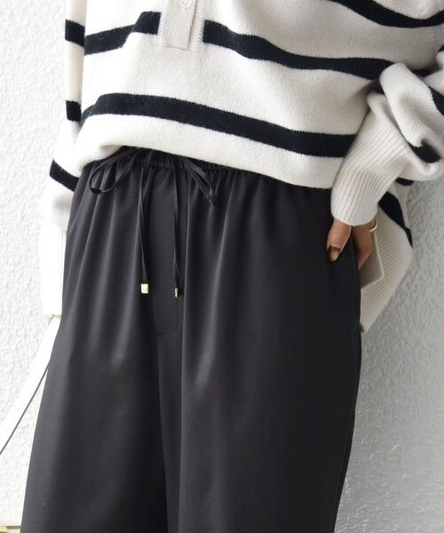 SHIPS / シップス その他パンツ | 《一部追加予約》〈手洗い可能〉サテン ドロスト パンツ | 詳細17