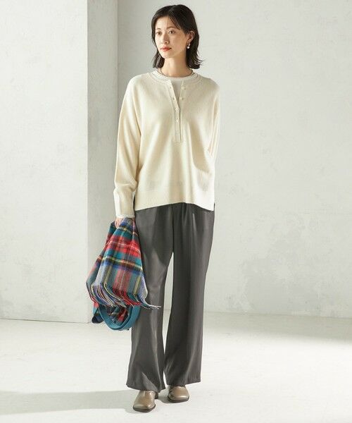 SHIPS / シップス その他パンツ | 《一部追加予約》〈手洗い可能〉サテン ドロスト パンツ | 詳細4