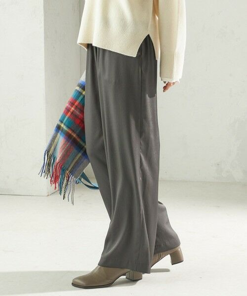 SHIPS / シップス その他パンツ | 《一部追加予約》〈手洗い可能〉サテン ドロスト パンツ | 詳細6