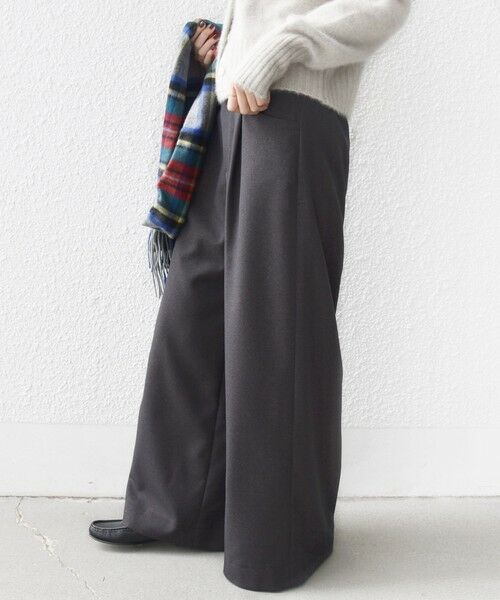 SHIPS / シップス その他パンツ | 〈洗濯機可能〉ウールライク ポケット デザイン ワイド パンツ | 詳細15