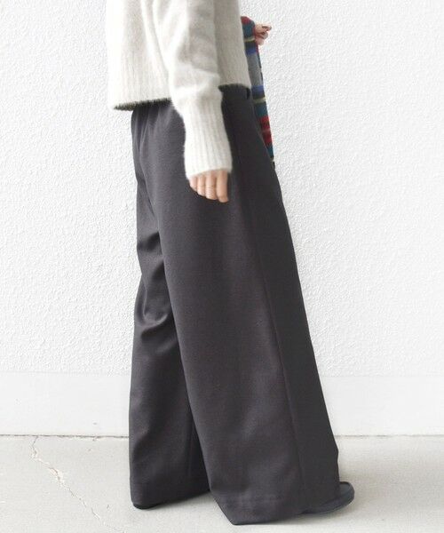 SHIPS / シップス その他パンツ | 〈洗濯機可能〉ウールライク ポケット デザイン ワイド パンツ | 詳細17