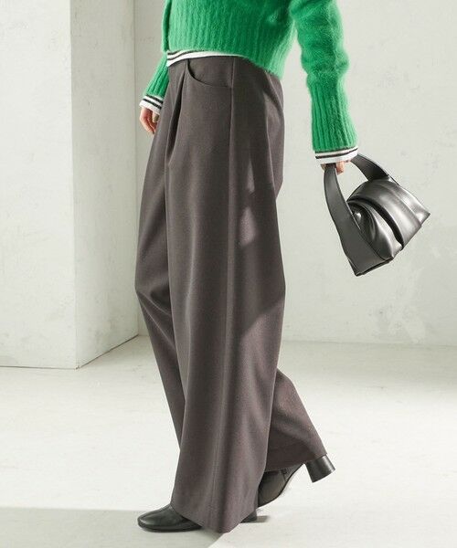 SHIPS / シップス その他パンツ | 〈洗濯機可能〉ウールライク ポケット デザイン ワイド パンツ | 詳細6