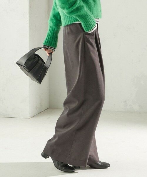 SHIPS / シップス その他パンツ | 〈洗濯機可能〉ウールライク ポケット デザイン ワイド パンツ | 詳細8