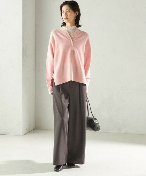 SHIPS / シップス その他パンツ | 〈洗濯機可能〉ウールライク ポケット デザイン ワイド パンツ | 詳細9