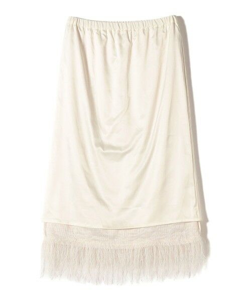 SHIPS / シップス ミニ・ひざ丈スカート | 〈手洗い可能〉フリンジ スカート | 詳細10