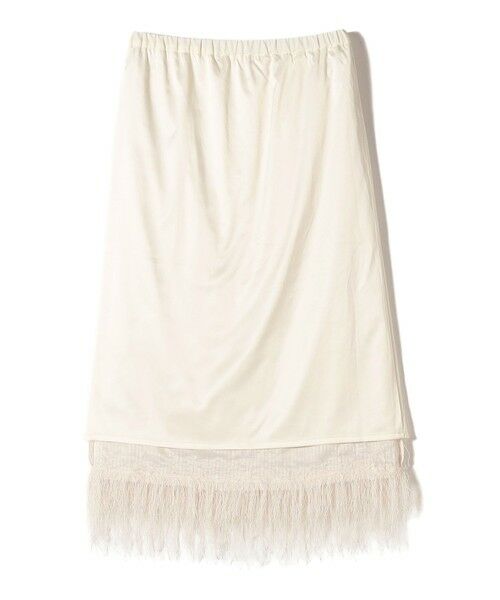 SHIPS / シップス ミニ・ひざ丈スカート | 〈手洗い可能〉フリンジ スカート | 詳細11