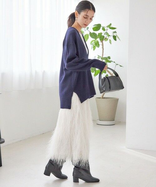 SHIPS / シップス ミニ・ひざ丈スカート | 〈手洗い可能〉フリンジ スカート | 詳細4