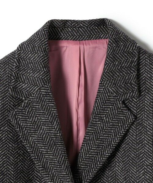 SHIPS / シップス その他アウター | SHIPS Primary Navy Label:ヘリンボーンツイード ジャケット コート | 詳細4