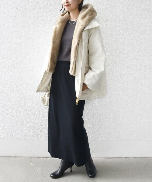 SHIPS / シップス ブルゾン | 【WEB限定】2WAY フェイクファー 中綿 ブルゾン | 詳細2