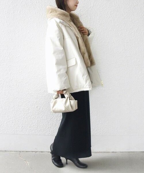 SHIPS / シップス ブルゾン | 【WEB限定】2WAY フェイクファー 中綿 ブルゾン | 詳細4