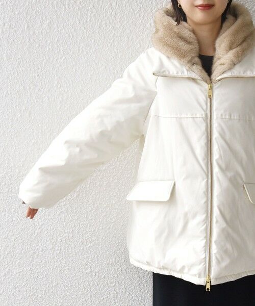 SHIPS / シップス ブルゾン | 【WEB限定】2WAY フェイクファー 中綿 ブルゾン | 詳細16