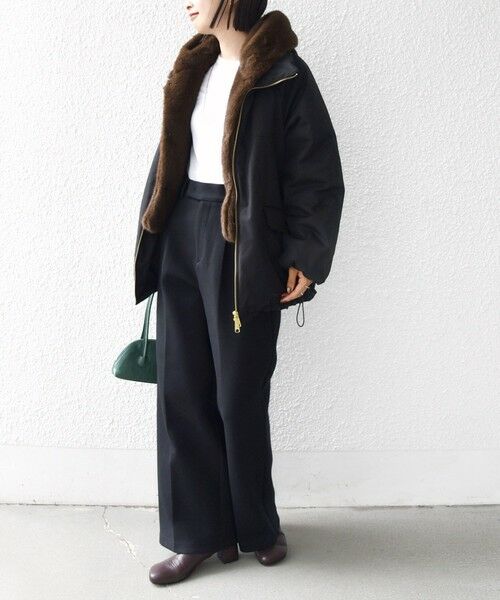 SHIPS / シップス ブルゾン | 【WEB限定】2WAY フェイクファー 中綿 ブルゾン | 詳細22