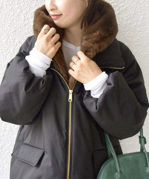 SHIPS / シップス ブルゾン | 【WEB限定】2WAY フェイクファー 中綿 ブルゾン | 詳細26