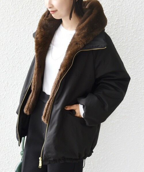 SHIPS / シップス ブルゾン | 【WEB限定】2WAY フェイクファー 中綿 ブルゾン | 詳細27