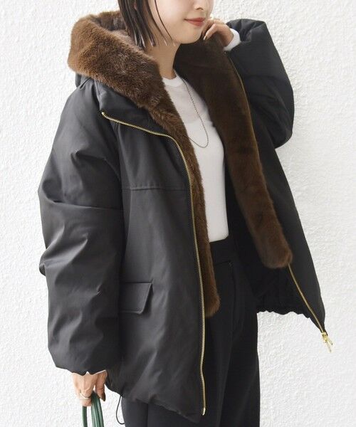 SHIPS / シップス ブルゾン | 【WEB限定】2WAY フェイクファー 中綿 ブルゾン | 詳細29