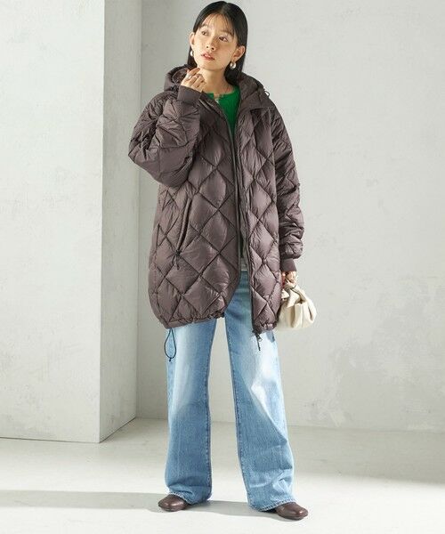 SHIPS / シップス ダウンジャケット・ベスト | 《一部追加予約》【SHIPS別注】Wai+ × TAION:〈手洗い可能〉ミディ ダウン コート | 詳細13