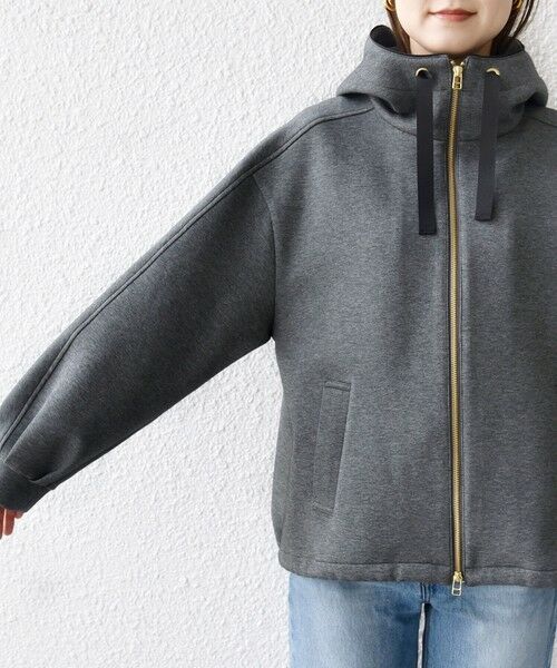 SHIPS / シップス パーカー | 【WEB限定】〈手洗い可能〉ダンボール ダブルジップ フーディー 2 | 詳細24