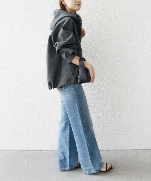 SHIPS / シップス パーカー | 【WEB限定】〈手洗い可能〉ダンボール ダブルジップ フーディー 2 | 詳細4