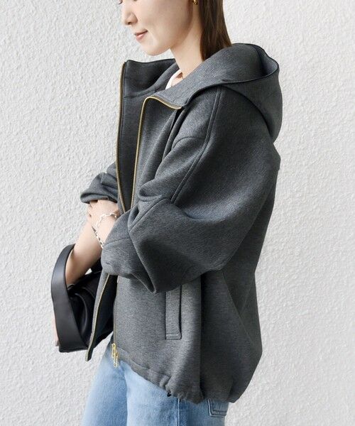 SHIPS / シップス パーカー | 【WEB限定】〈手洗い可能〉ダンボール ダブルジップ フーディー 2 | 詳細8