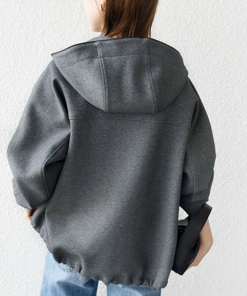 SHIPS / シップス パーカー | 【WEB限定】〈手洗い可能〉ダンボール ダブルジップ フーディー 2 | 詳細9